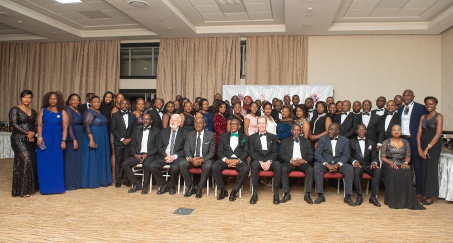 Group photograph of all board members, management, and staff of CDH Investment Bank
