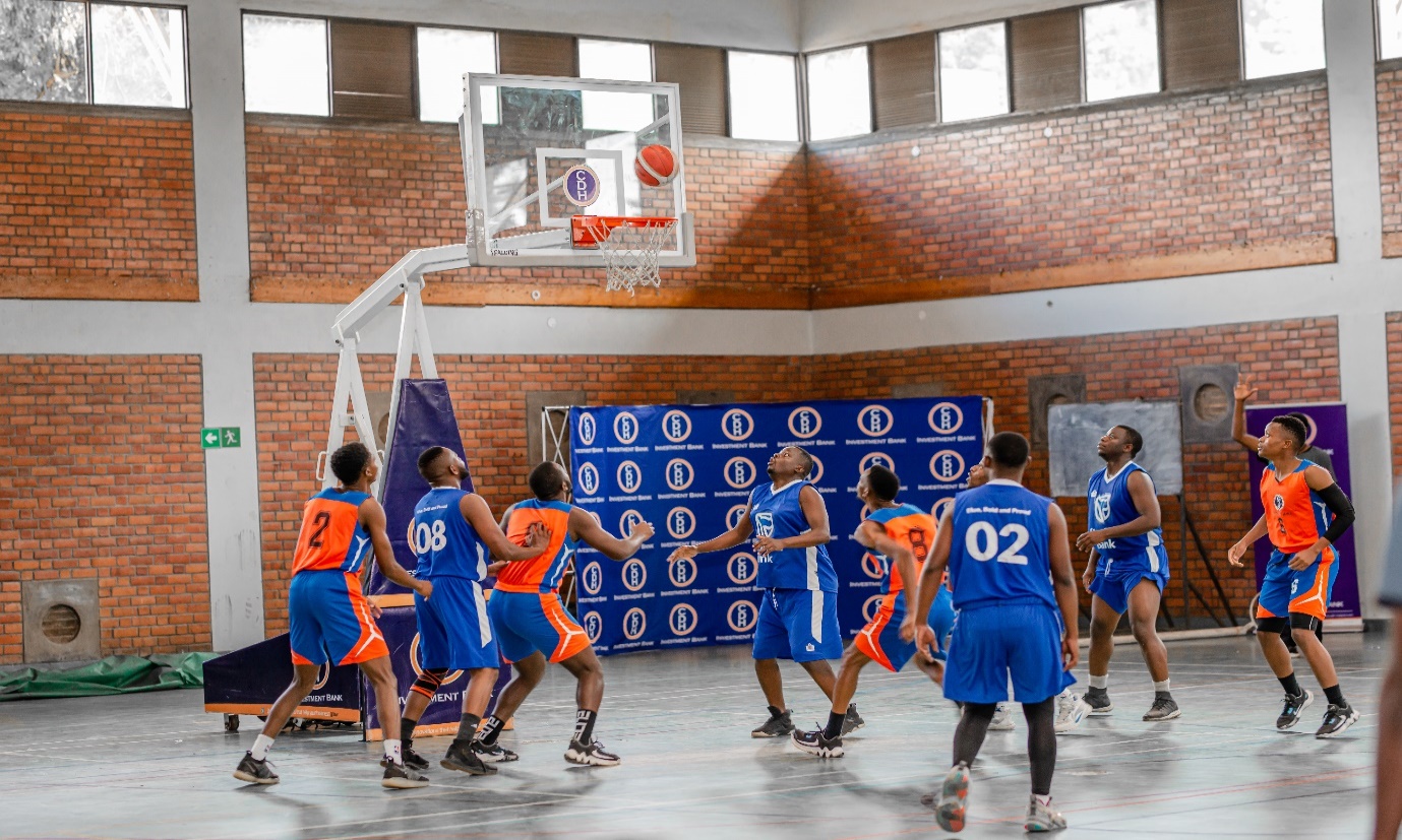 CDH Investment Bank basketball team captured in action during the 2024 banker’s sports day
