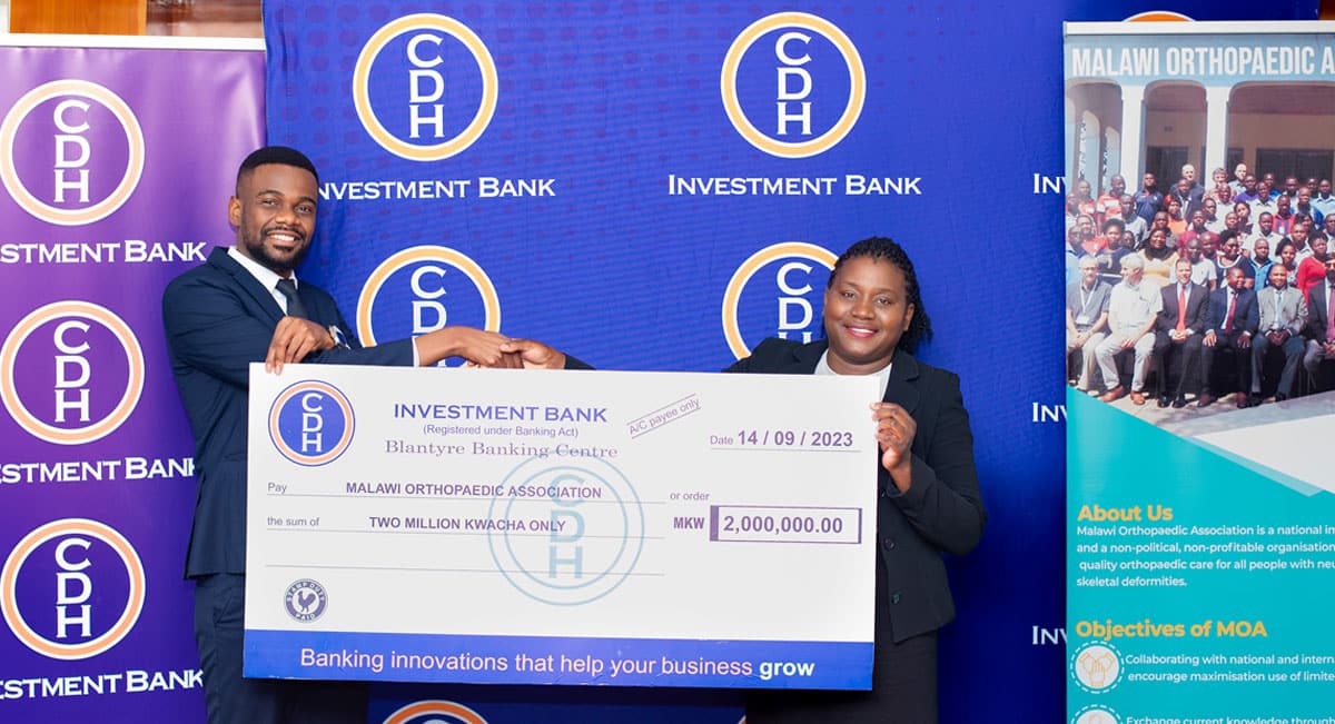 CDH Investment Bank sponsors Malawi Orthopaedics Association scientific conference