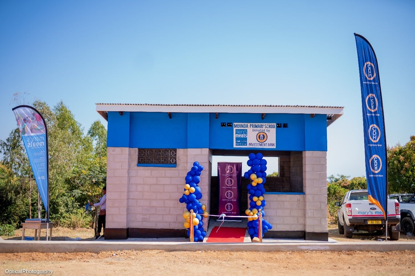 Mbinda Junior Primary School's newly launched school kitchen
