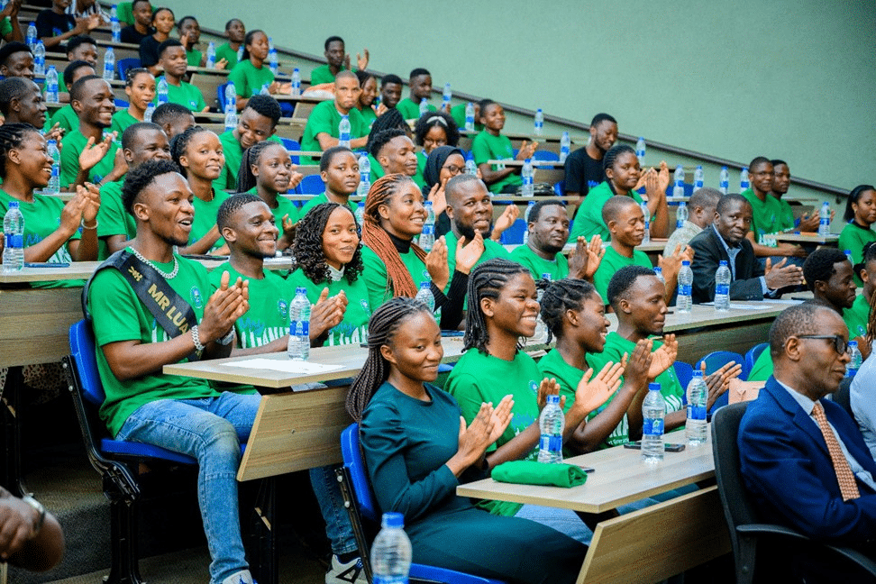 Students of LUANAR at the awards ceremony