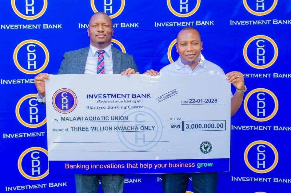 CDH Investment Bank donates K3million to support regional swimming event and promoteinclusive sports